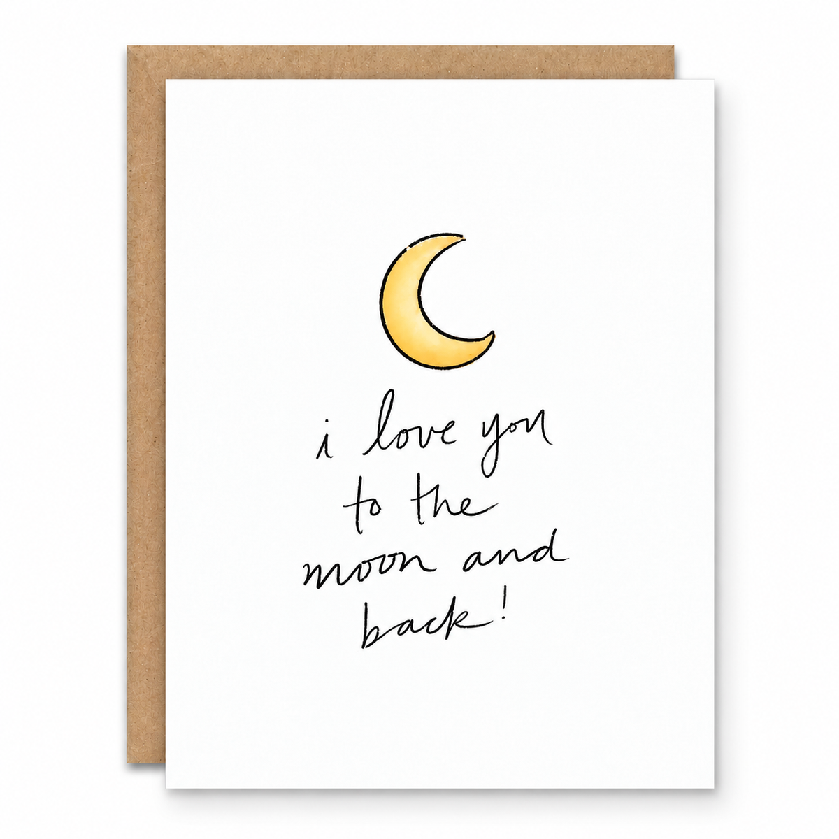 I Love You to the Moon & Back Card