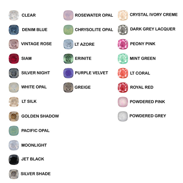Austrian Crystal Cushion Post