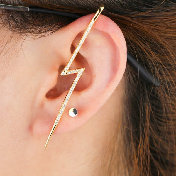 Lightening Bolt Ear Cuff