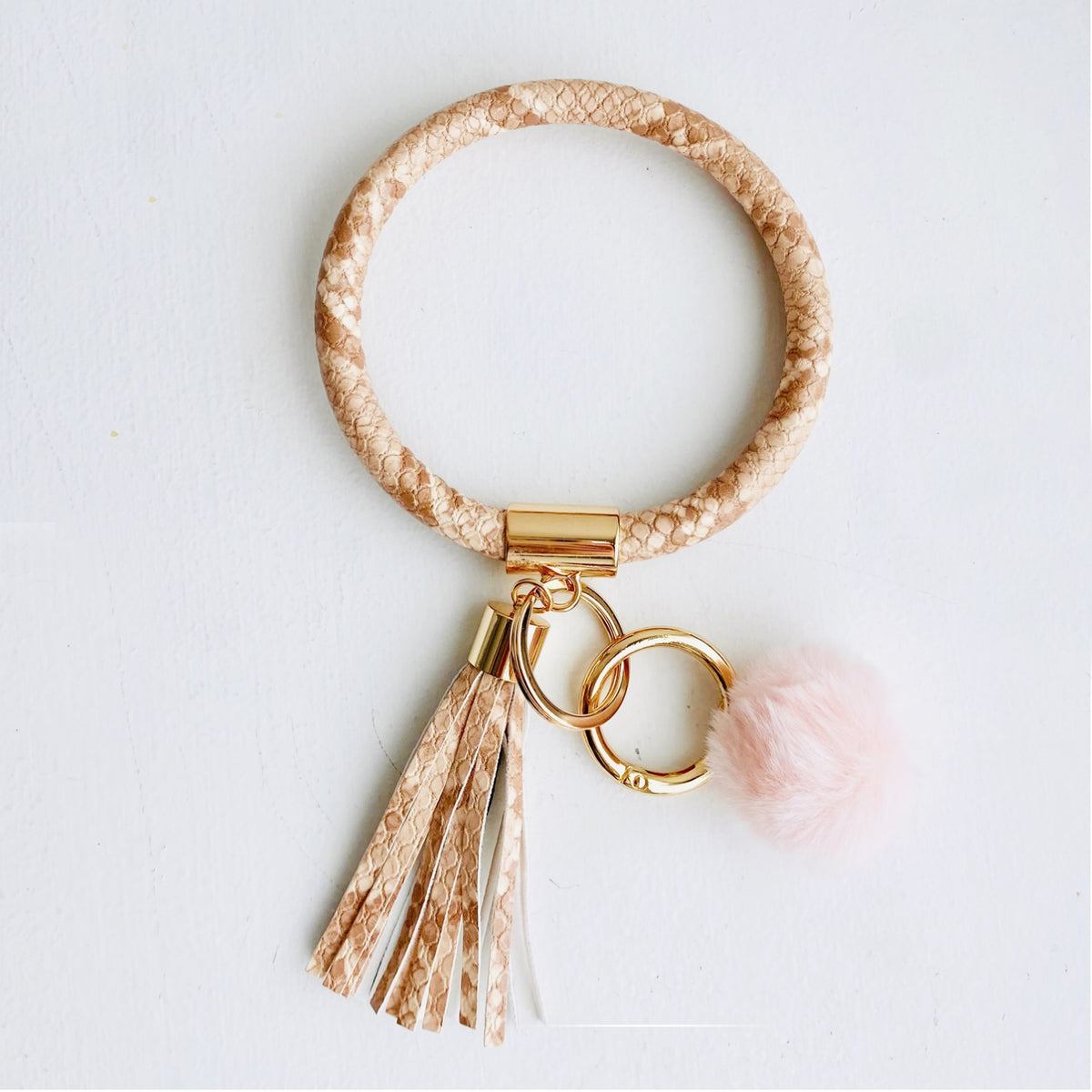 Keychain Tassels Bulk, Various Print Leather Tassel, Snake