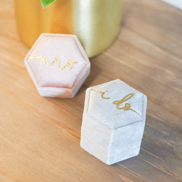 Velvet Ring Box