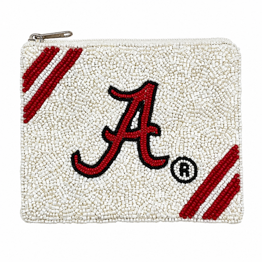 Crimson Tide Beaded Purse