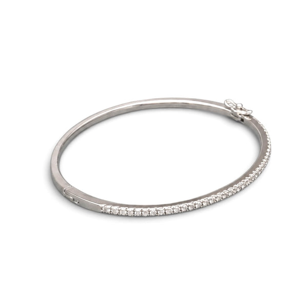 Pave Moissanite Bangle
