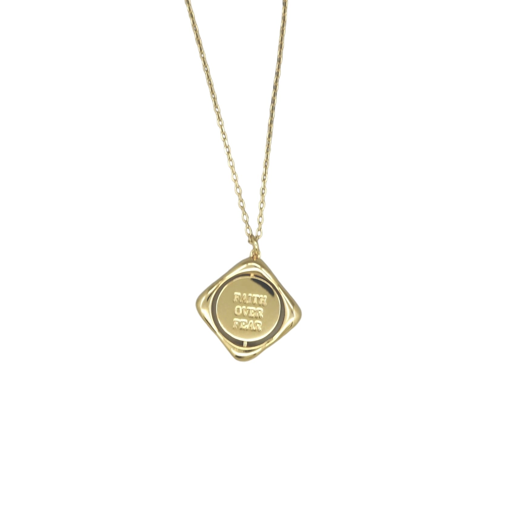 Faith + Fear Coin Necklace