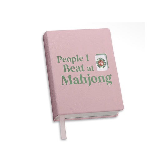 People I Beat at Mahjong Pink Journal