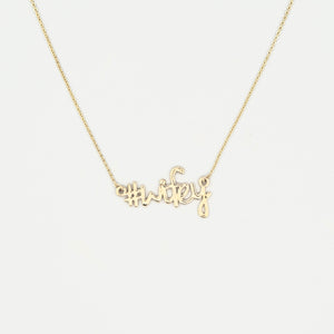 #wifey necklace