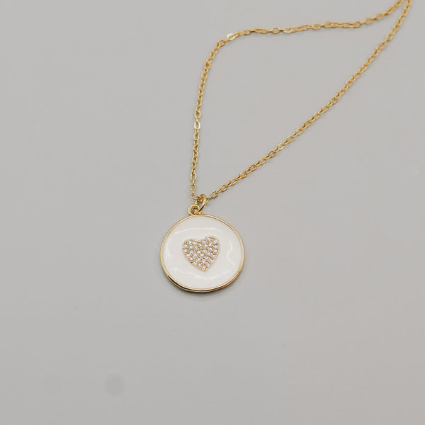 Hope Enamel Necklace