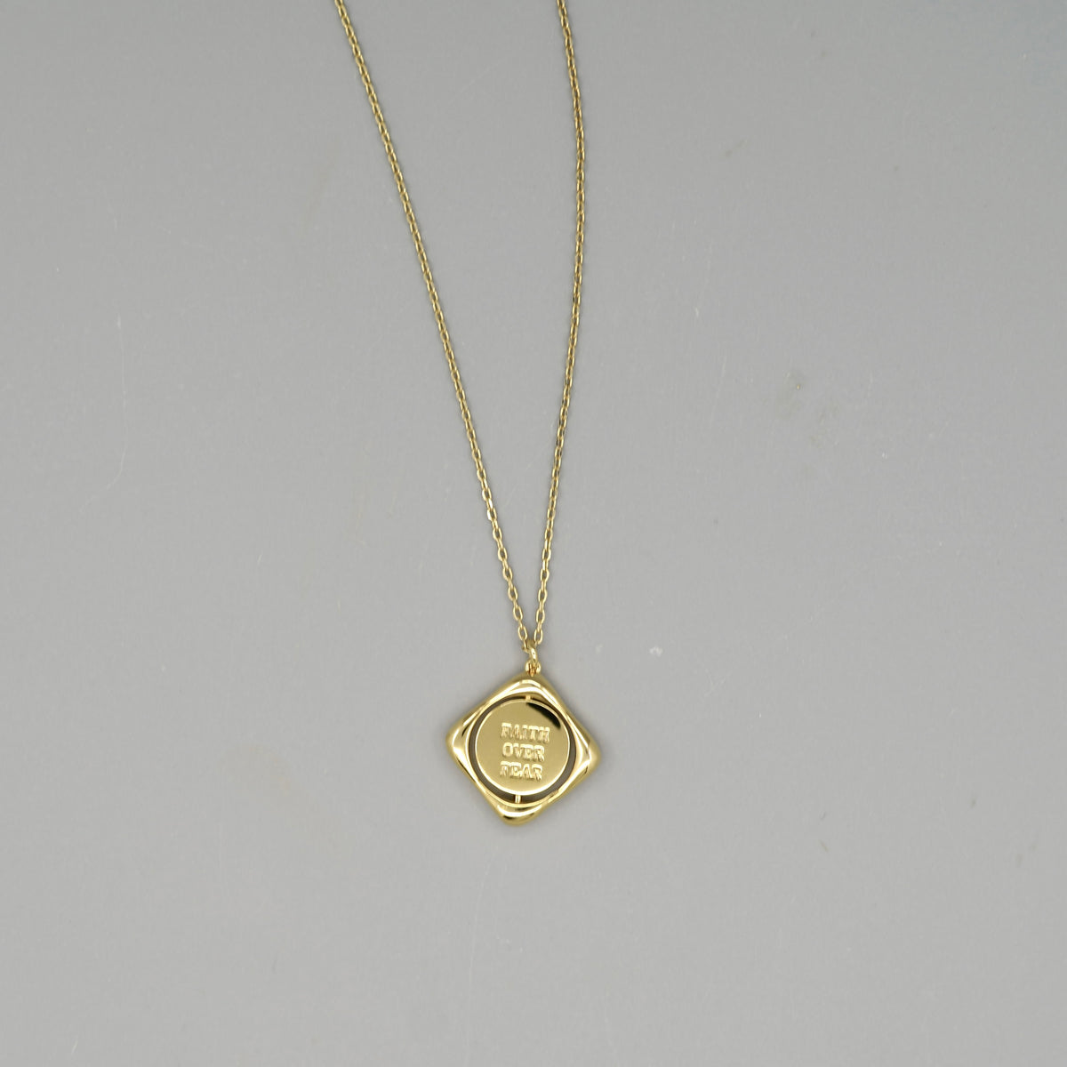 Faith + Fear Coin Necklace