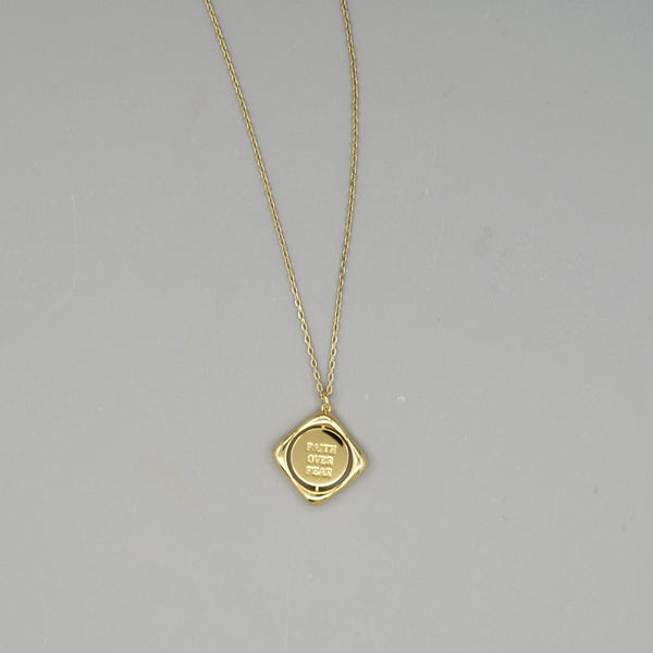 Faith + Fear Coin Necklace