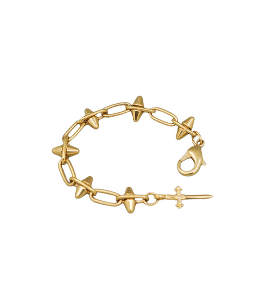 Bella Spike Cross Bracelet