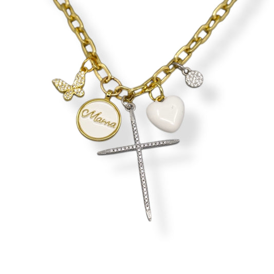 Blessed Mama Charm Necklace