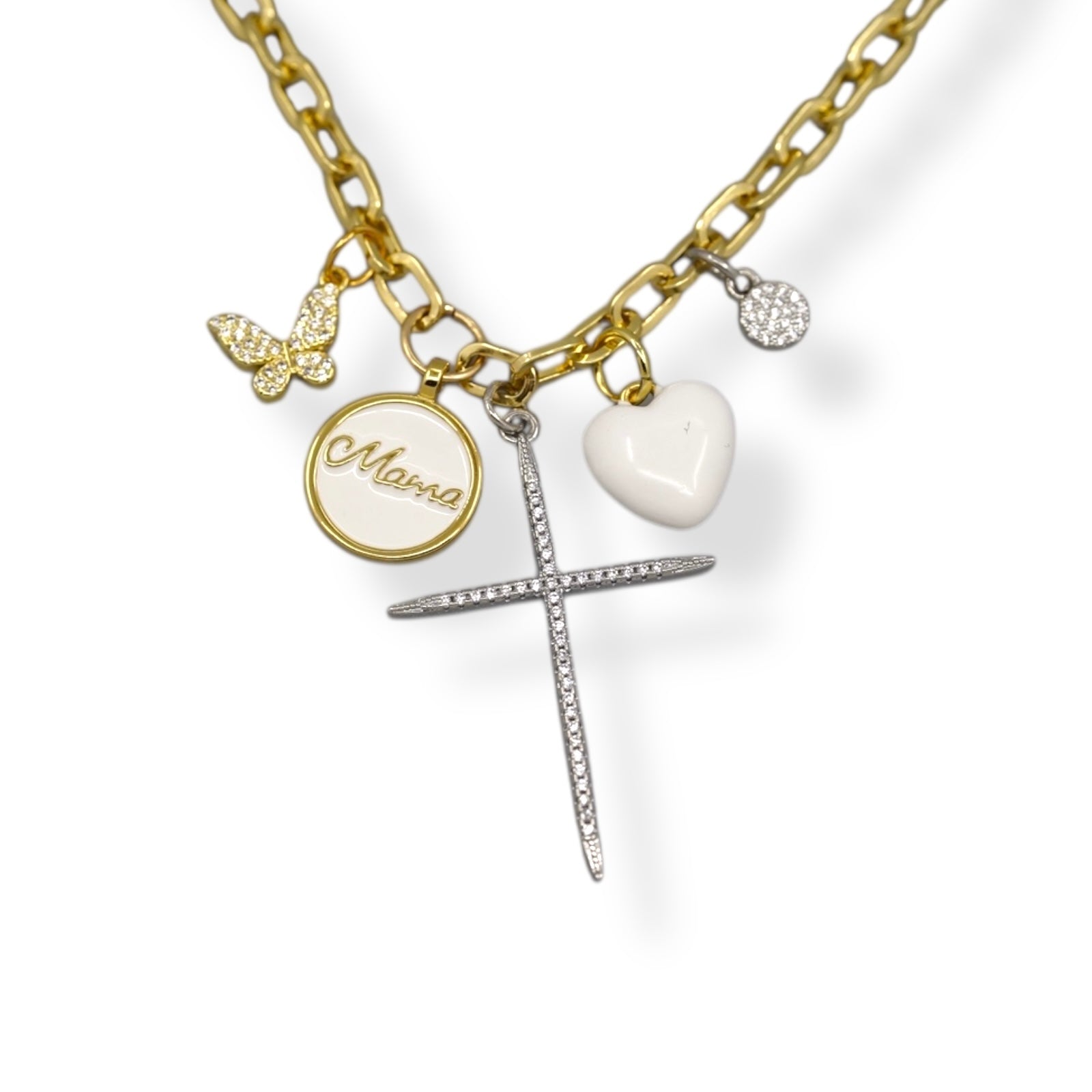 Blessed Mama Charm Necklace