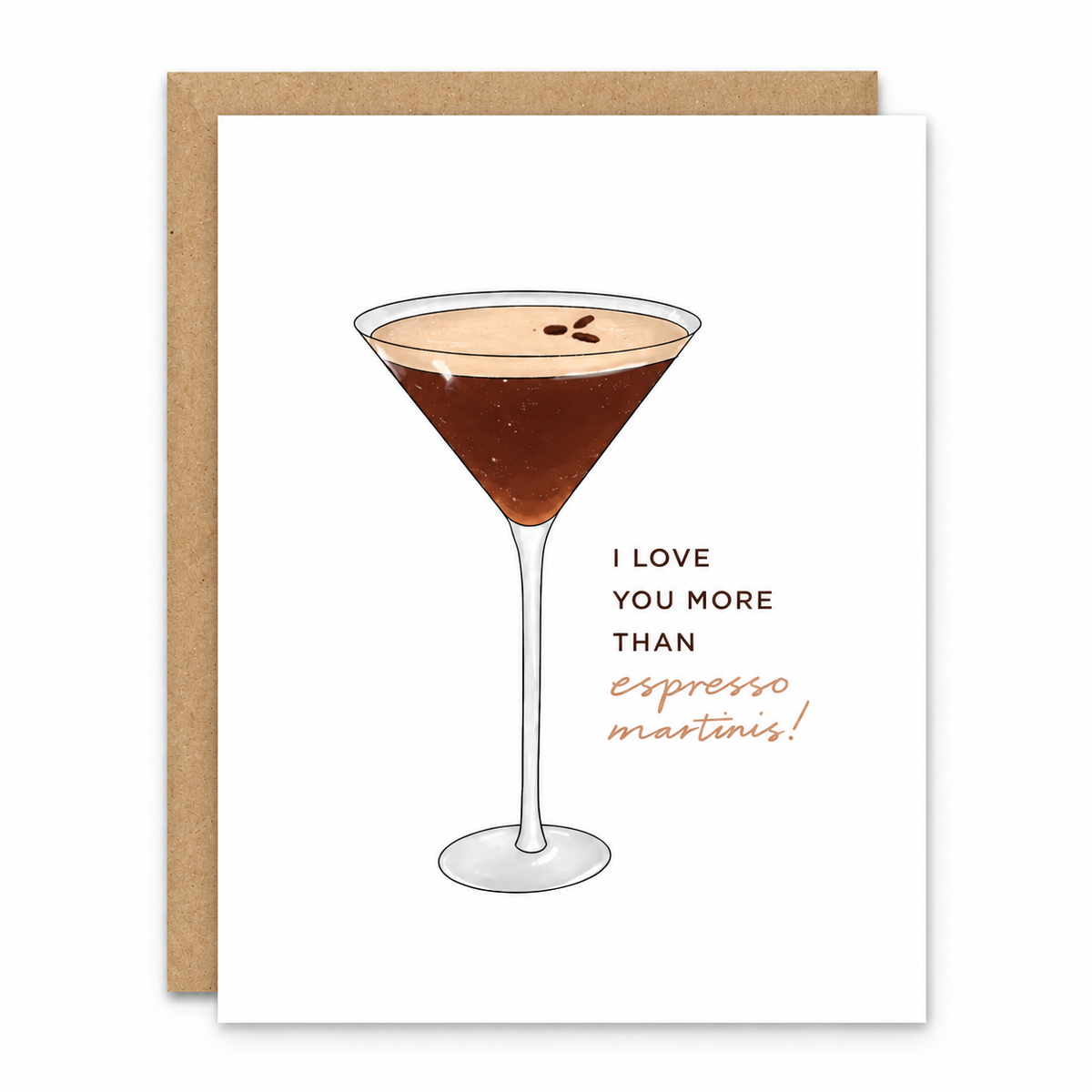 Espresso Martini Love Card