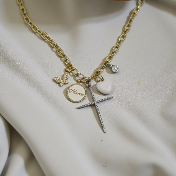 Blessed Mama Charm Necklace