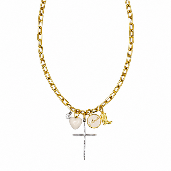Kendra Cross Charm Necklace