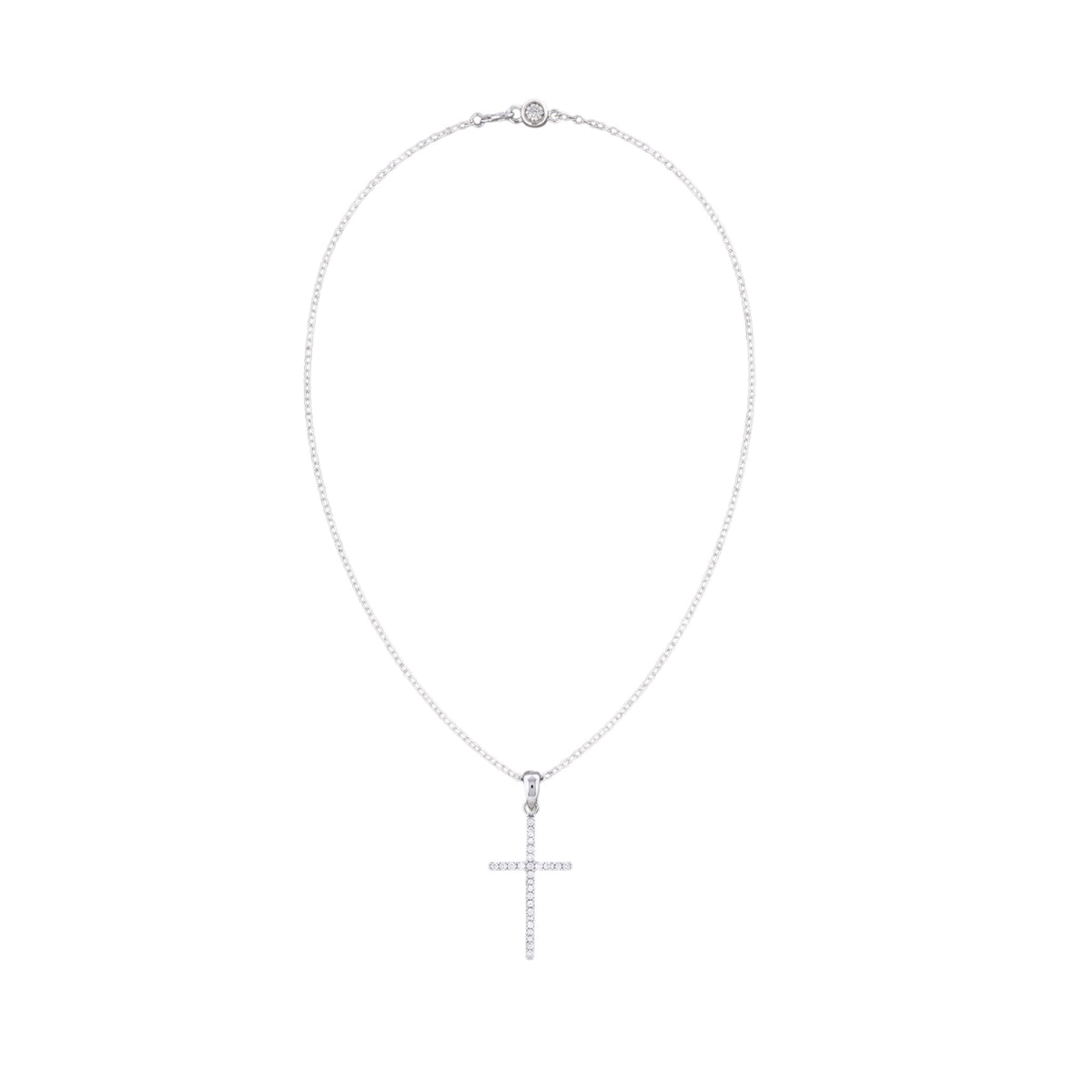 Bentley Pave Cross Necklace