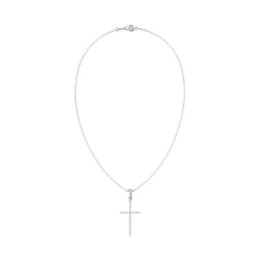 Bentley Pave Cross Necklace