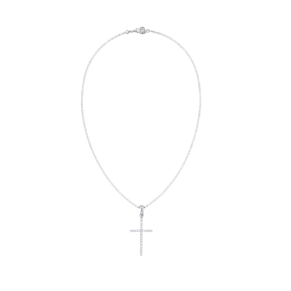 Bentley Pave Cross Necklace
