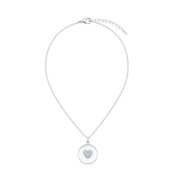 Lauren Enamel Heart Necklace
