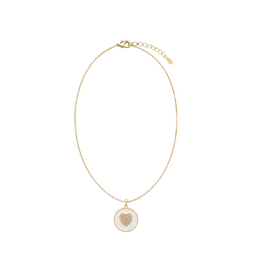 Hope Enamel Necklace