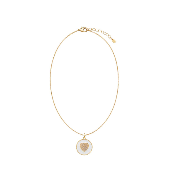 Hope Enamel Necklace