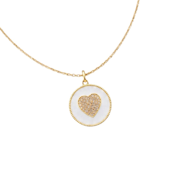 Hope Enamel Necklace
