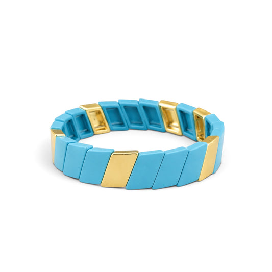 Heston Maya Tile Enamel Bracelet