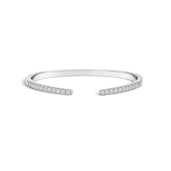 Open pave rhinestone bracelet