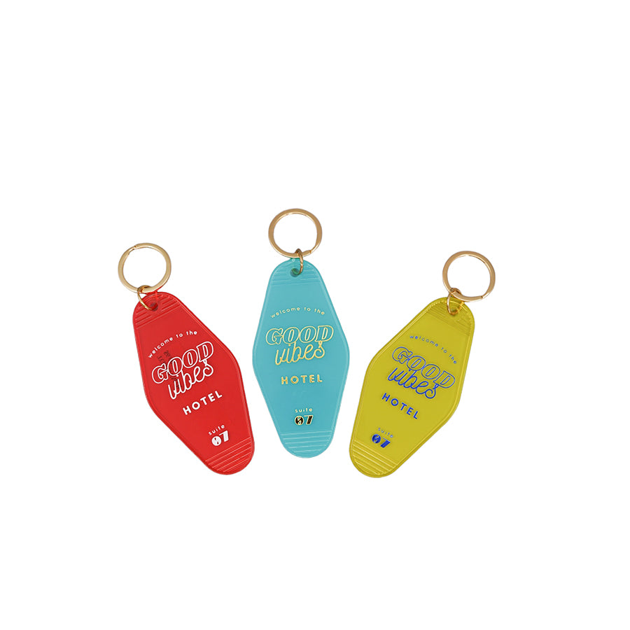 Good Vibes Motel Key Chain