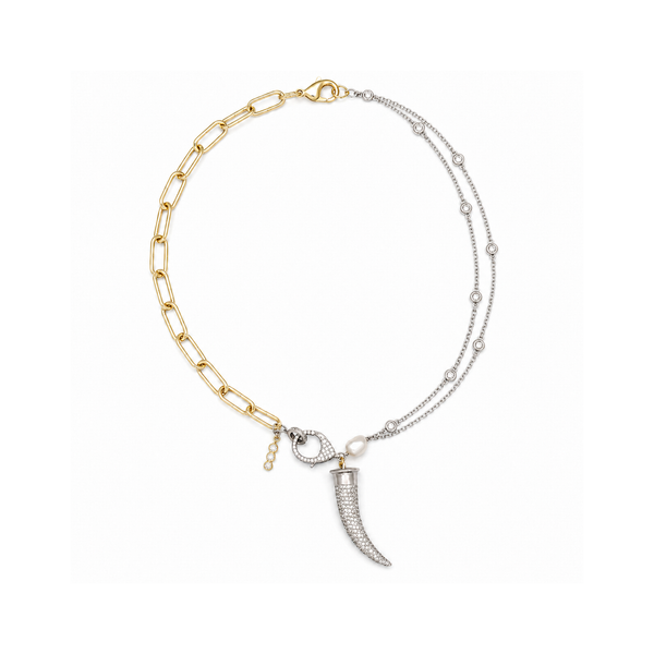 The Trinity Horn Necklace