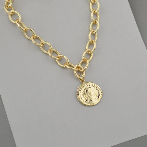 Jack Coin Necklace