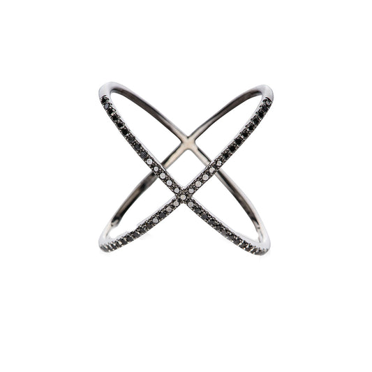 Jules Pave X Ring