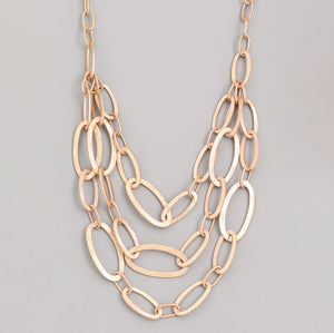 Multistrand Chain Necklace