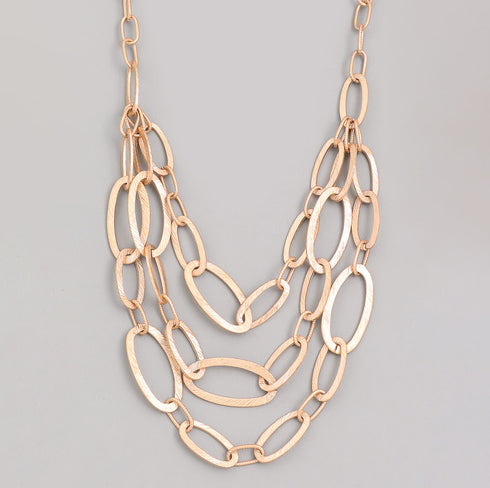 Multistrand Chain Necklace