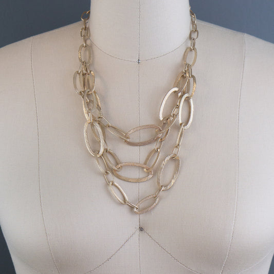 Multistrand Chain Necklace