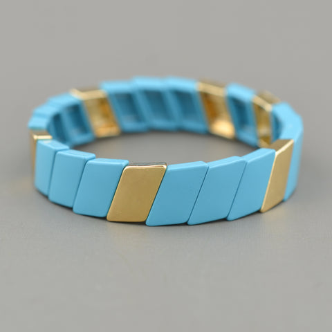 Heston Maya Tile Enamel Bracelet
