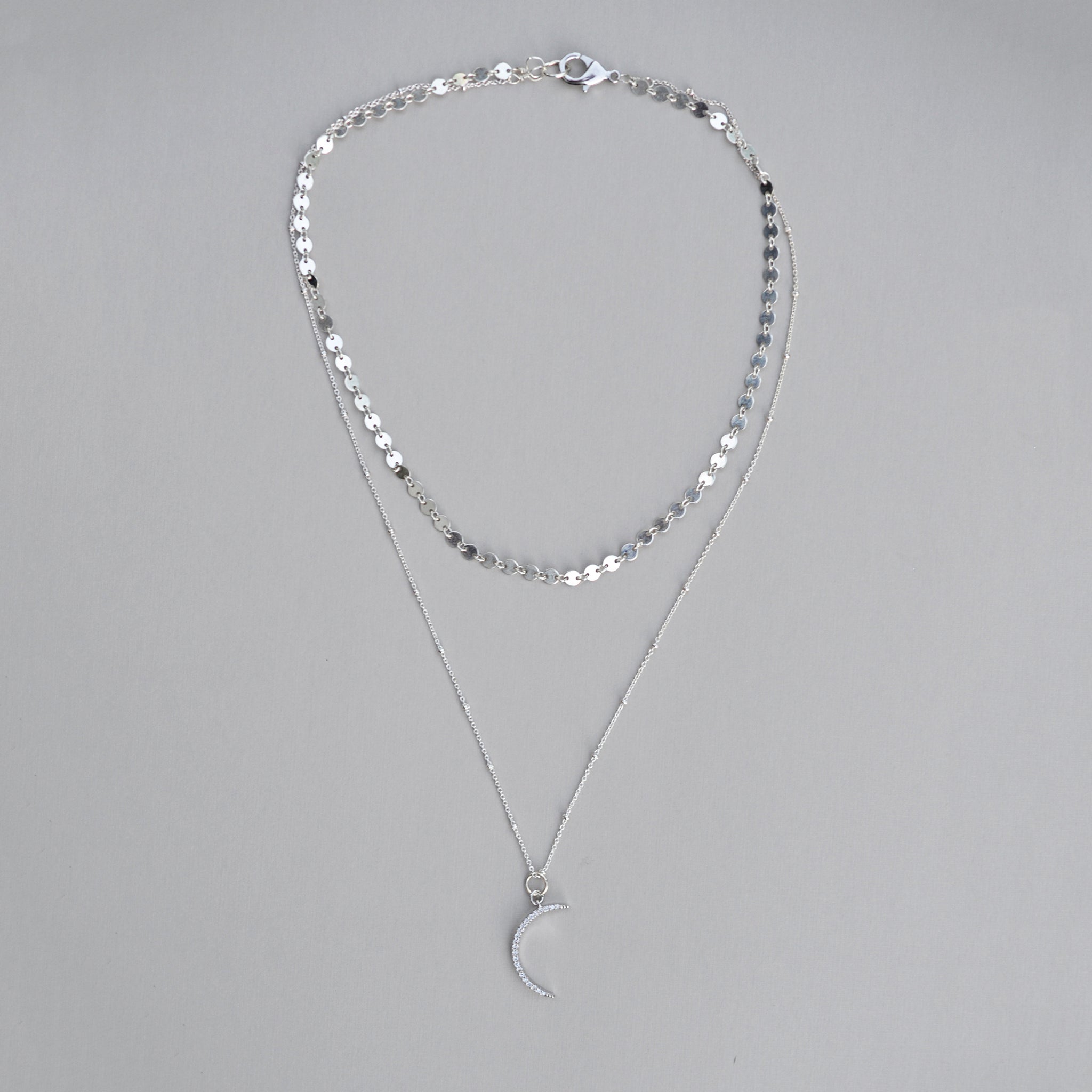 Sariah Crescent Moon Necklace