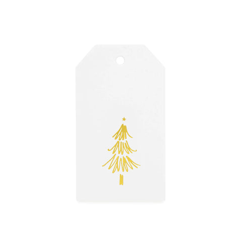 Gold Foil Tree Tags
