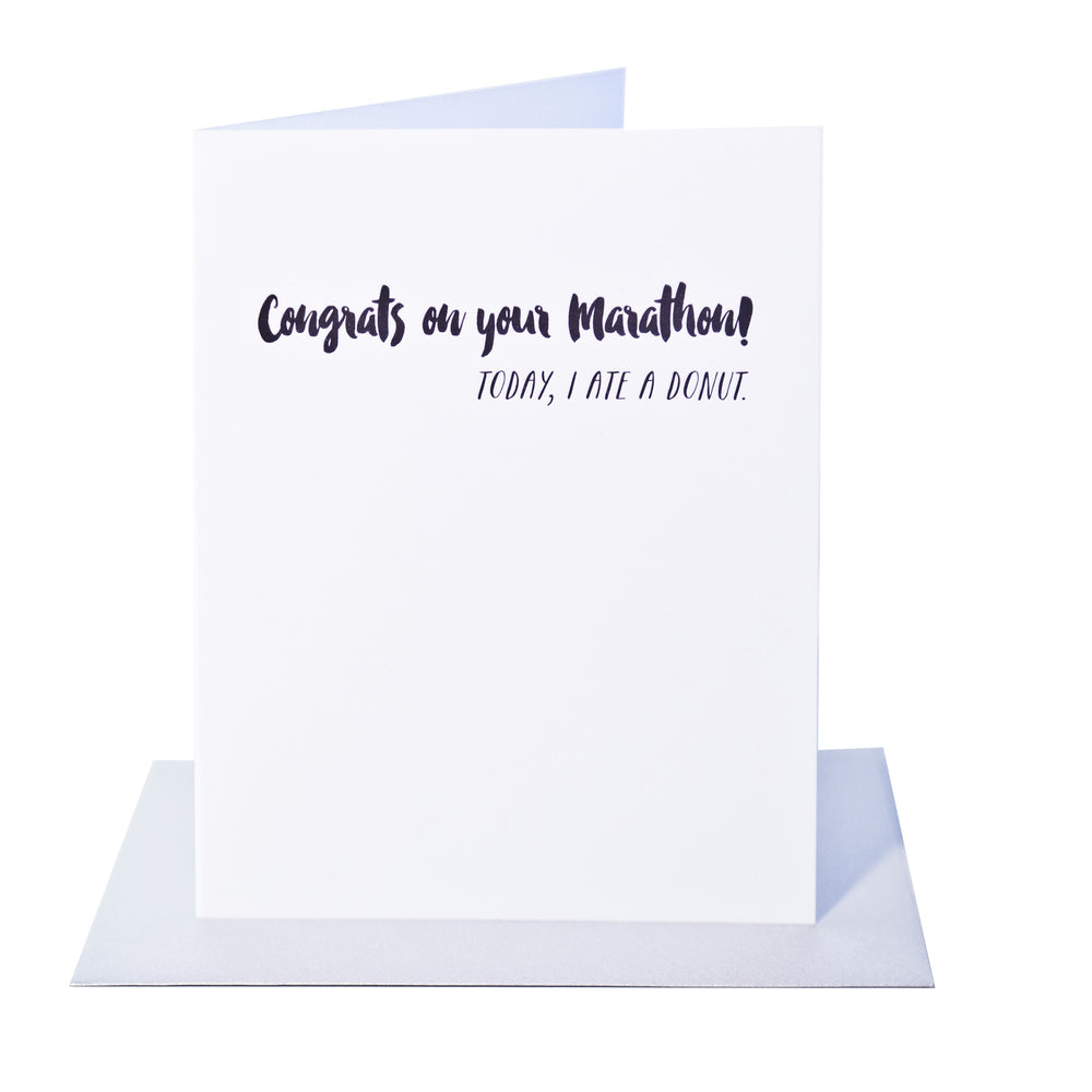 Congrats on your Marathon