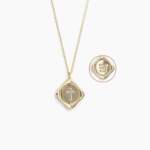 Faith + Fear Coin Necklace