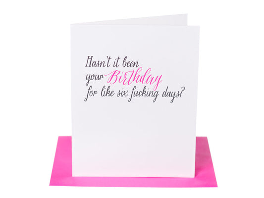 Birthday for Days