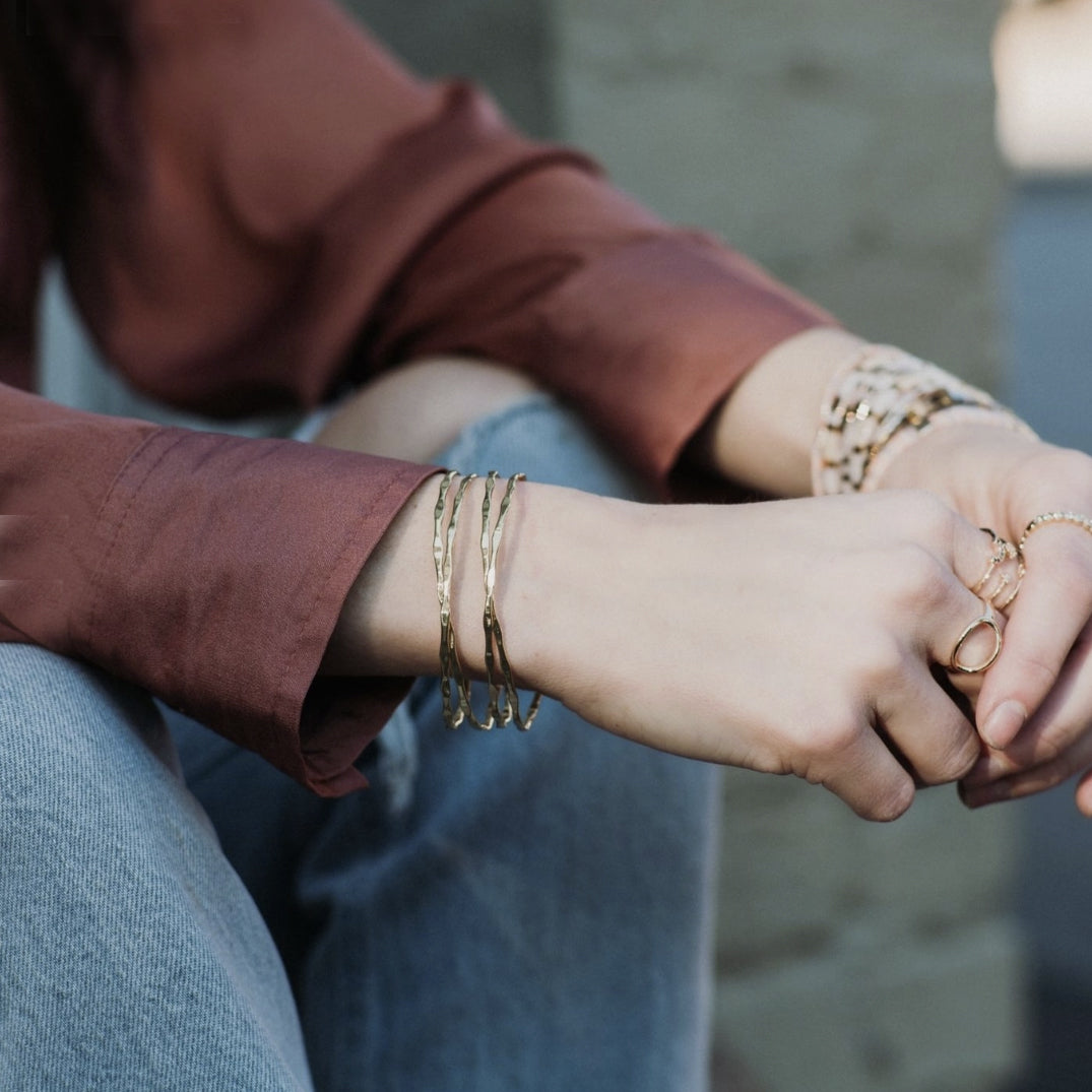 Textured Cuff Bracelet